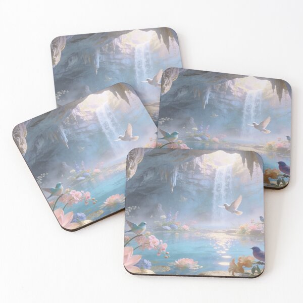 Item preview, Sacred Pond with Waterfall in the Celestial Cave Garden designed and sold by BlareBlare.
