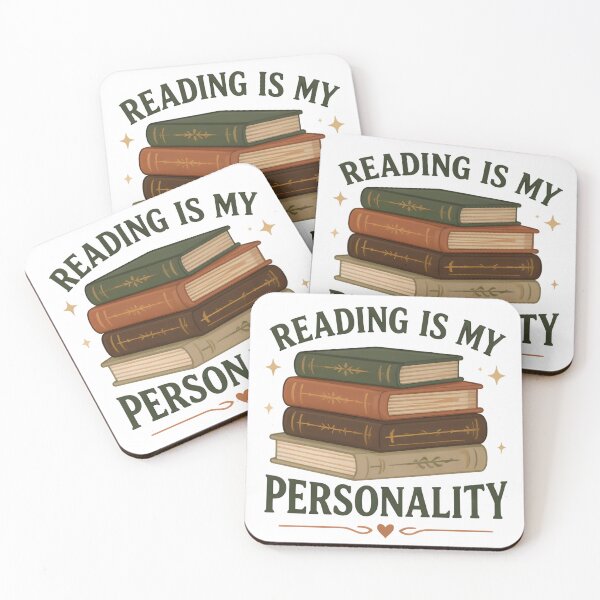 Item preview, Reading Is My Personality Sticker - Retro Vintage Book Stack designed and sold by aysenism.