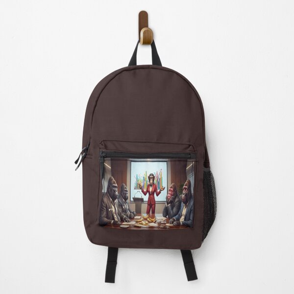 Item preview, Funny Corporate Business Chimpanzee Gorillas Boardroom Meeting Art designed and sold by AfresStudio.