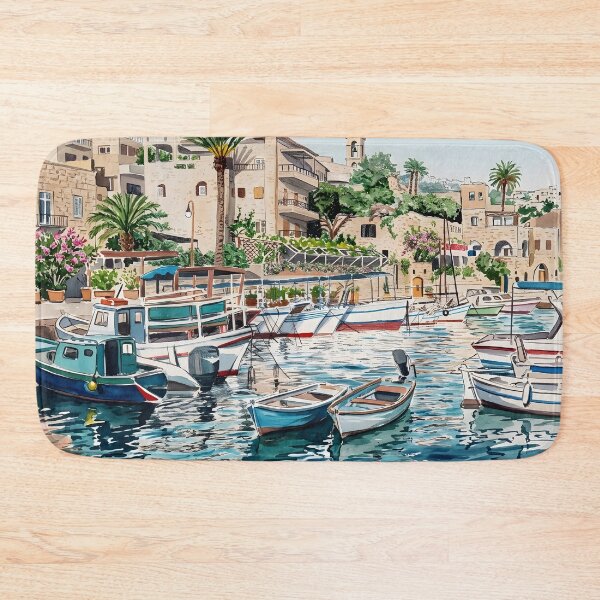 Item preview, Byblos Lebanon Travel Poster – Historic Coastal Art designed and sold by POSTERIOCREW.