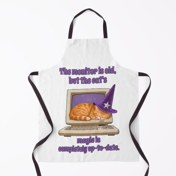 Item preview, Cat on computer designed and sold by Kamoufleur.