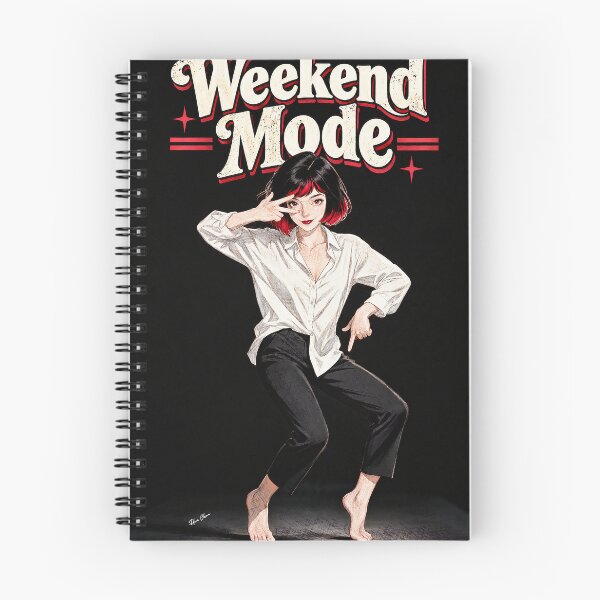 Item preview, Weekend Mode Retro Dance Pulp Movie Vibes Anime Pop Art designed and sold by Hen-C-Art.