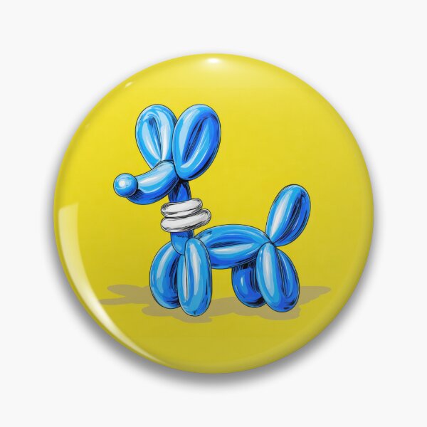 Item preview, Tall blue balloon dog art designed and sold by anytka.