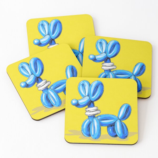 Item preview, Tall blue balloon dog art designed and sold by anytka.