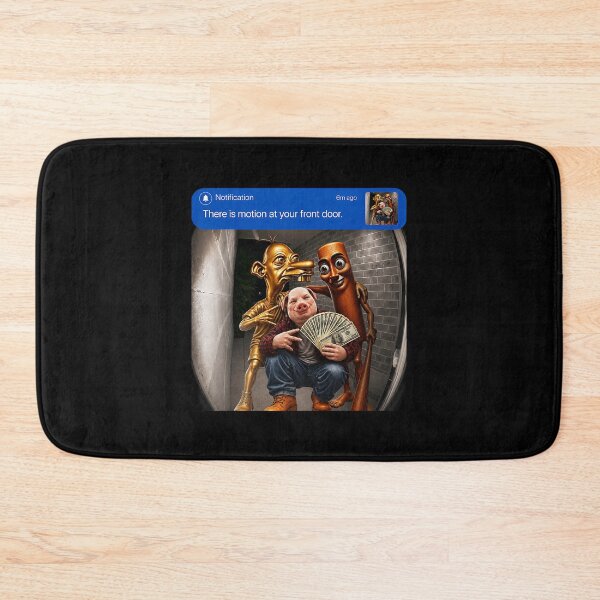 Item preview, There Is Motion Front Door Tung Sahur Meme designed and sold by OddPopARt.