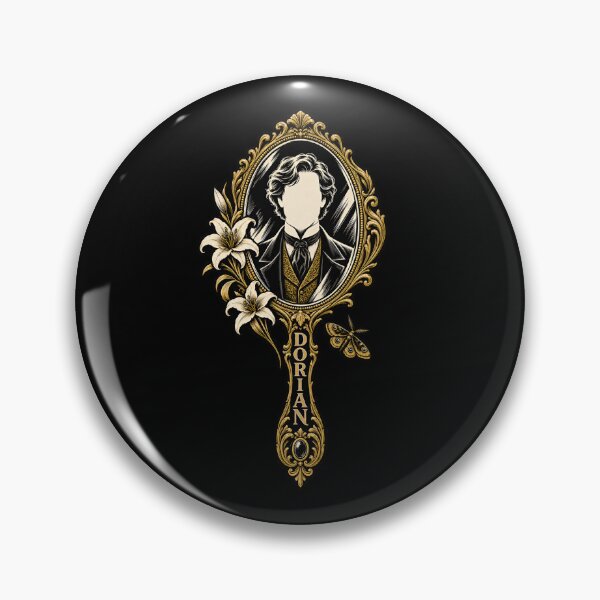 Item preview, Dorian Gray in a Faceless Hand Mirror designed and sold by Fenay Designs.