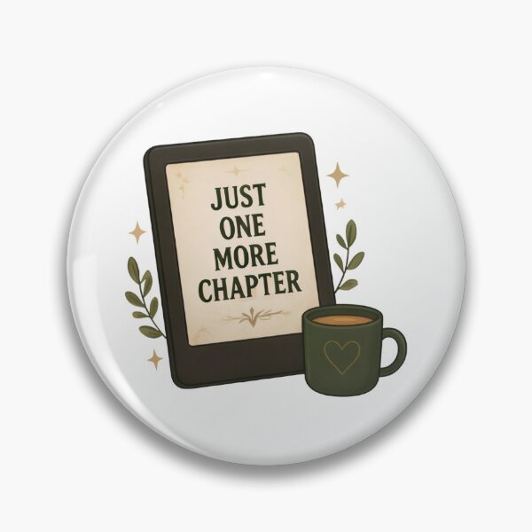 Item preview, Just One More Chapter Kindle - Cozy Coffee Bookish Reader designed and sold by aysenism.