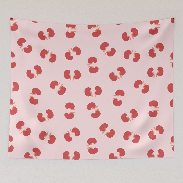 Item preview, Cute Kidney Anatomy Pattern designed and sold by OEKAKIYASAN.