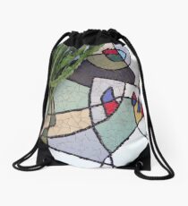 Mosaic Cesar Manrique Drawstring Bag