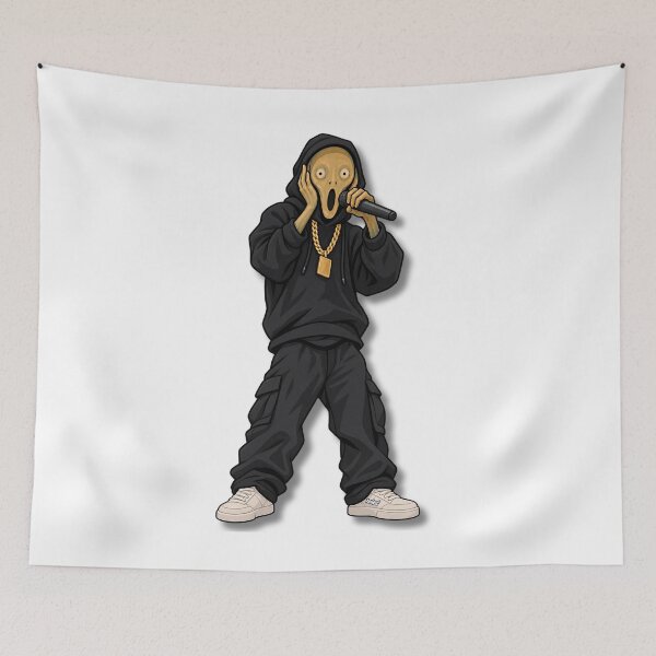 Item preview, Edvard Munch's The Scream – Hip Hop Rapper Remix designed and sold by YOFANTZ!.