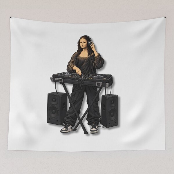 Item preview, Mona Lisa – DJ Streetwear Remix designed and sold by YOFANTZ!.