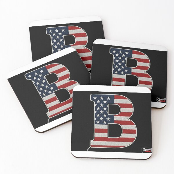 Item preview, letter B Flag of the United States designed and sold by canvas.usuk.