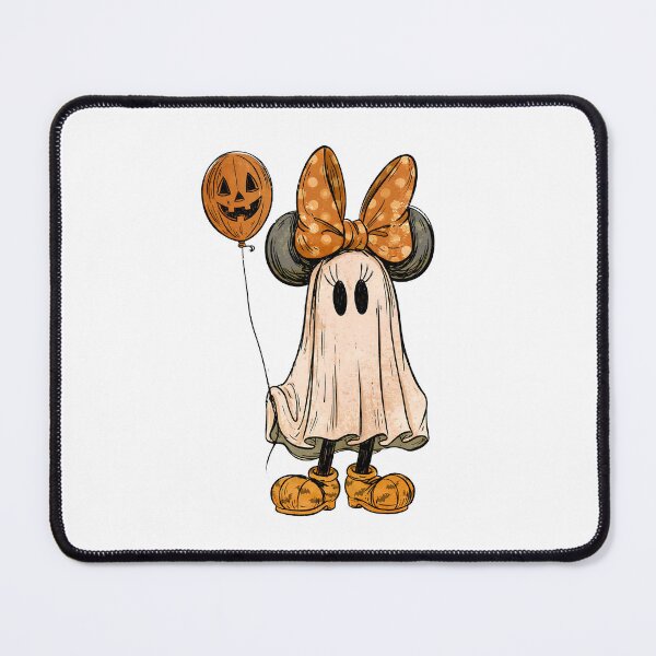 Item preview, Halloween Ghost Girl with Pumpkin Balloon and Bow designed and sold by OddPopARt.