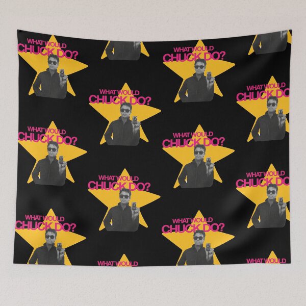 Item preview, What Would Chuck Do Chuck Norris Parody Retro designed and sold by Mind-Drift.