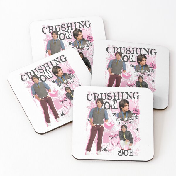 Item preview, Crushing on Joe Jonas Pink Pop Music Collage designed and sold by Glow-Paw-Studio.