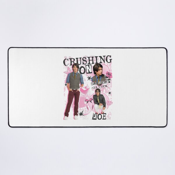Item preview, Crushing on Joe Jonas Pink Pop Music Collage designed and sold by Glow-Paw-Studio.