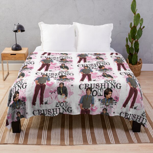 Item preview, Crushing on Joe Jonas Pink Pop Music Collage designed and sold by Glow-Paw-Studio.