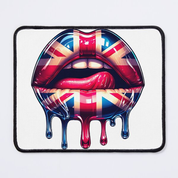Item preview, Union Jack Dripping Lips designed and sold by ARTAFACT.