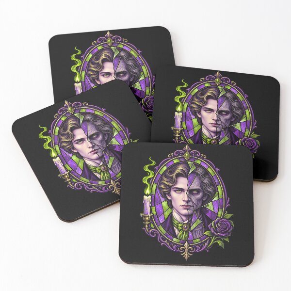 Item preview, Dorian Gray in a Shattered Violet Mirror designed and sold by Fenay Designs.