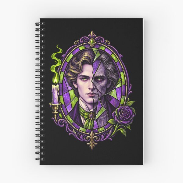 Item preview, Dorian Gray in a Shattered Violet Mirror designed and sold by Fenay Designs.