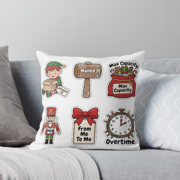 Item preview, Funny Christmas Elf Workshop Sticker Pack - Sarcastic Holiday Bundle designed and sold by SimpleP.