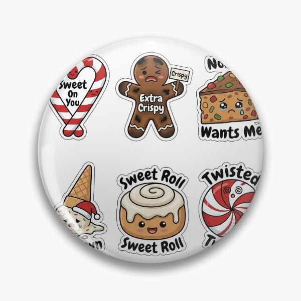 Item preview, Funny Christmas Bakery Food Puns Sticker Pack - Sweet Dessert Collection designed and sold by SimpleP.