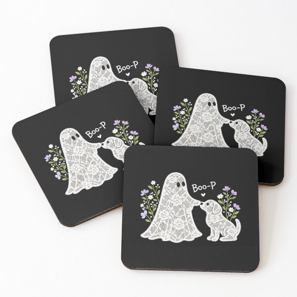 Item preview, Boo-P Floral Ghost and Dog Halloween Humor designed and sold by Glow-Paw-Studio.