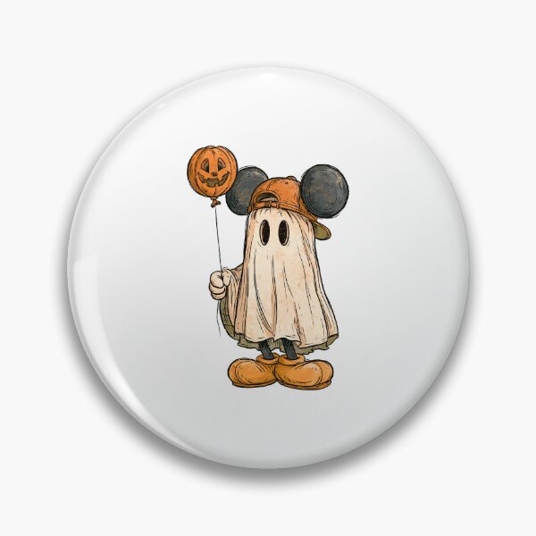 Item preview, Halloween Ghost Mouse Pumpkin Balloon Spooky Costume Character designed and sold by OddPopARt.