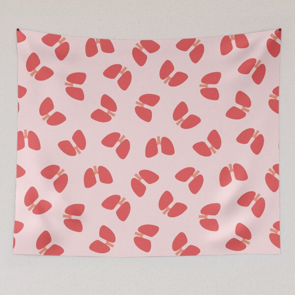 Item preview, Cute Lungs Anatomy Pattern designed and sold by OEKAKIYASAN.