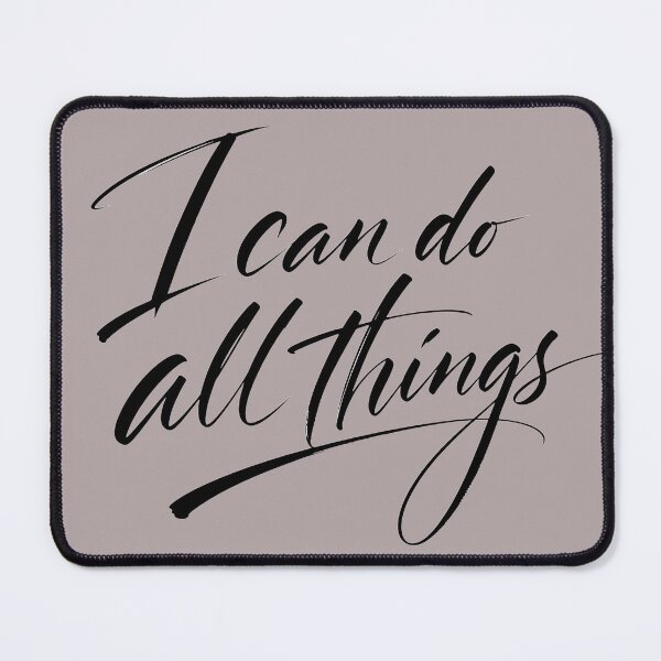 Item preview, I Can Do All Things – Inspirational Motivational Quote designed and sold by ManggaeJM.