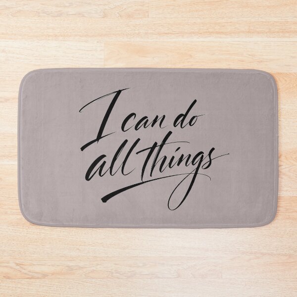 Item preview, I Can Do All Things – Inspirational Motivational Quote designed and sold by ManggaeJM.