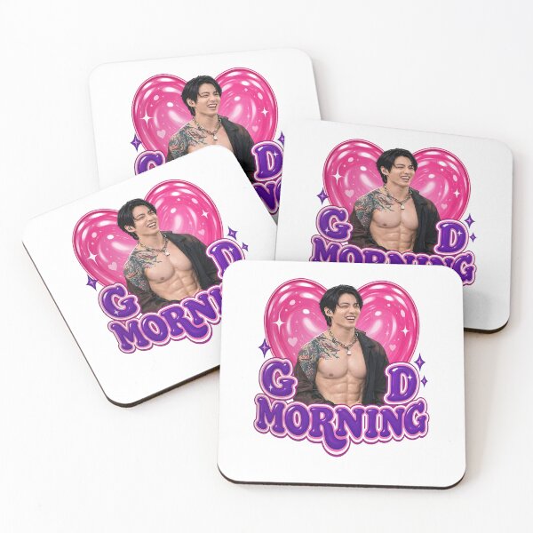 Item preview, Good Morning K-Pop Heart Lover Gift designed and sold by OddPopARt.