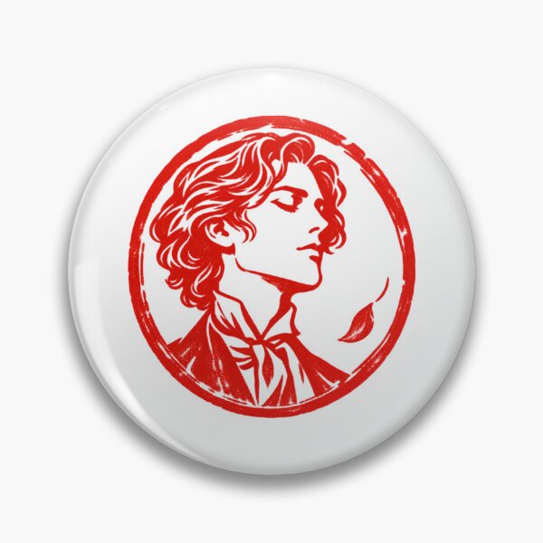Item preview, Dorian Gray: Crimson Cracked Cameo designed and sold by Fenay Designs.