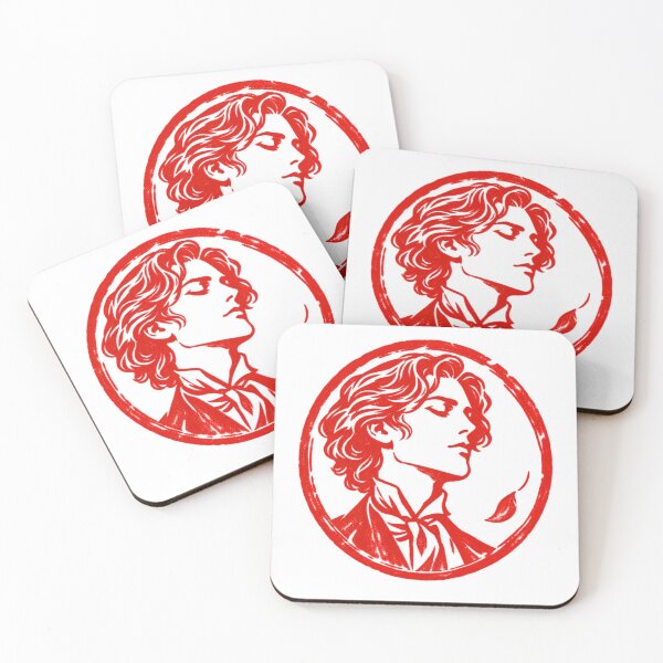 Item preview, Dorian Gray: Crimson Cracked Cameo designed and sold by Fenay Designs.