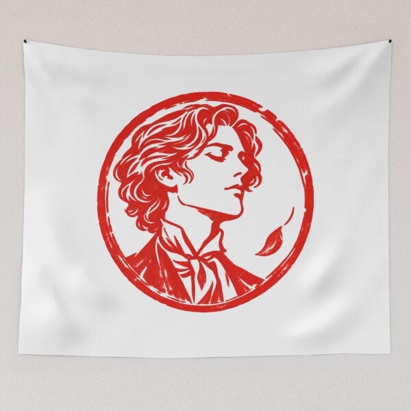 Item preview, Dorian Gray: Crimson Cracked Cameo designed and sold by Fenay Designs.