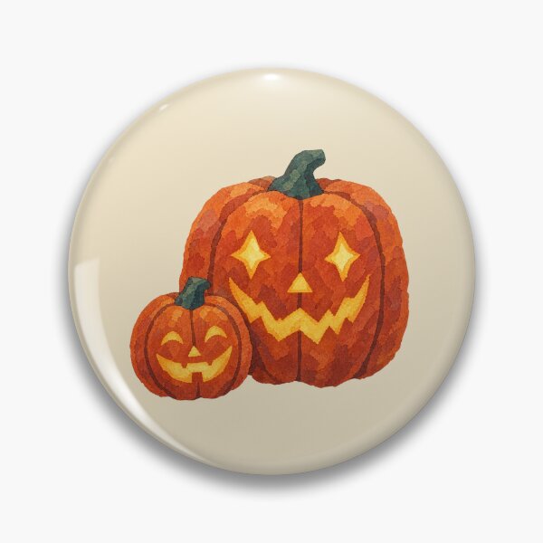 Item preview, Halloween Pumpkins Vintage Folk Art – Jack O Lantern Autumn Decor designed and sold by ZOHRR.