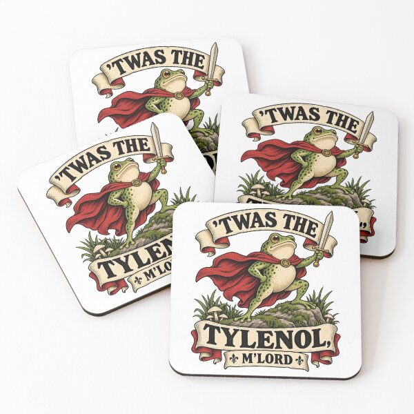 Item preview, Twas the Tylenol M’Lord – Funny Medieval Frog Knight Vintage Design designed and sold by WILLIAMS-BR.