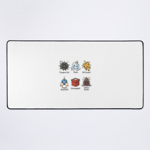 Item preview, Chaos Christmas Tree Decor Sticker Pack - Funny Holiday Accidents Set designed and sold by SimpleP.