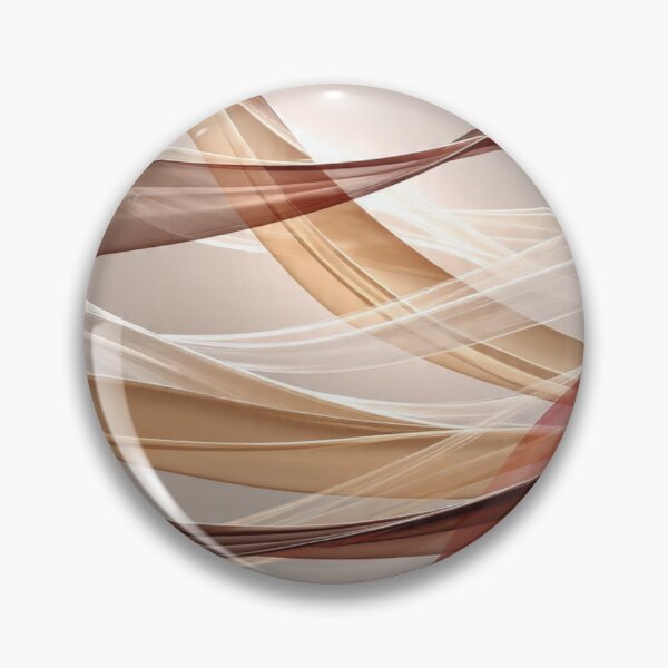 Item preview, Elegant Flowing Transparent Ribbons In Warm Tones designed and sold by Aliforall.