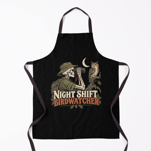 Item preview, Night Shift Birdwatcher Skeleton Owl designed and sold by AMICO77.