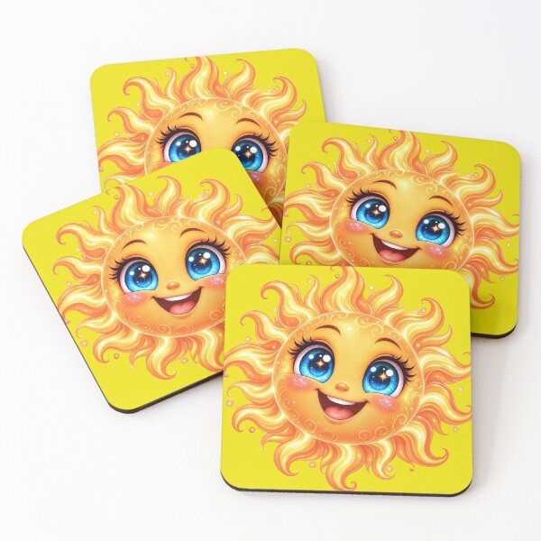 Item preview, Smiling Sun Character with Blue Eyes designed and sold by MagicCrystal.