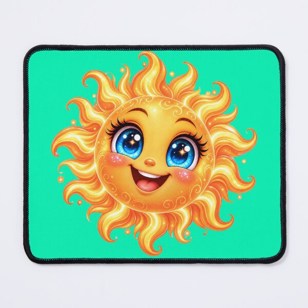 Item preview, Smiling Sun Character with Blue Eyes designed and sold by MagicCrystal.