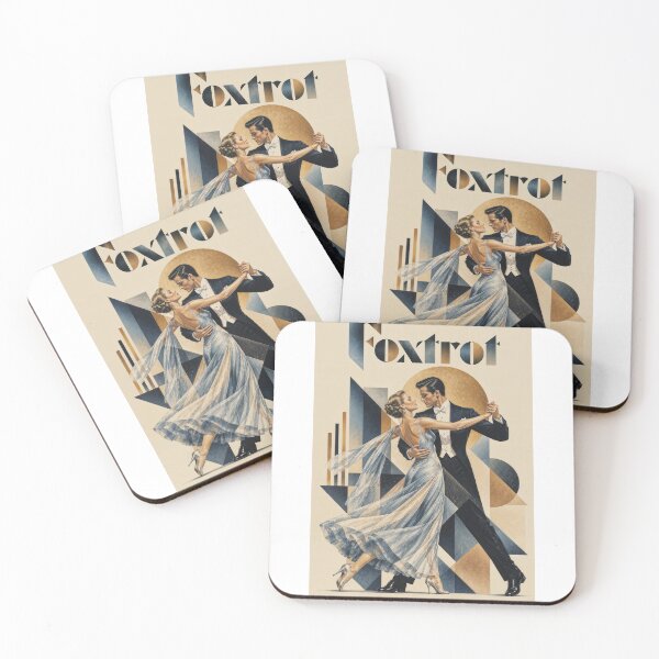 Item preview, Wall Art - Postcard: Foxtrot Dance Poster | Elegant Art Deco Ballroom Dancer Wall Art designed and sold by ForeverPrintsOK.