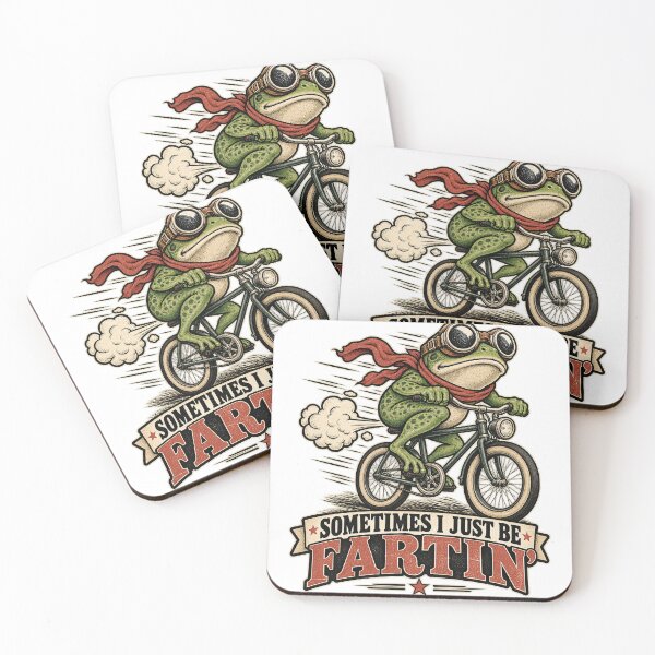 Item preview, Sometimes I Just Be Fartin’ – Funny Frog Bicycle Vintage Retro Design designed and sold by WILLIAMS-BR.