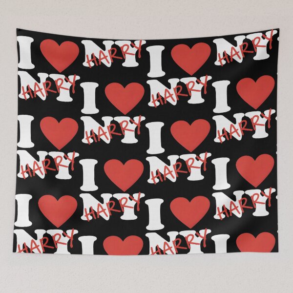 Item preview, I Heart Harry Retro Wizard Fan Gift designed and sold by Glow-Paw-Studio.