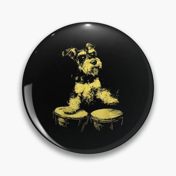 Item preview, Cute Schnauzer Playing Drums Funny Music Dog Drummer Graphic designed and sold by Byhergawaa.
