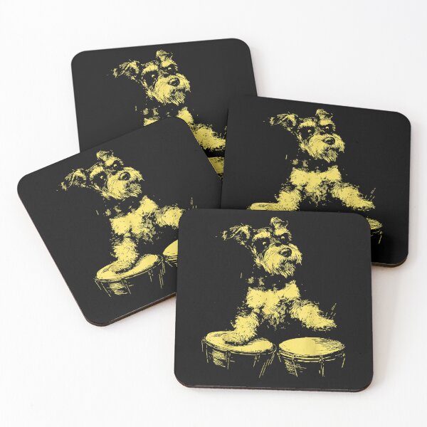 Item preview, Cute Schnauzer Playing Drums Funny Music Dog Drummer Graphic designed and sold by Byhergawaa.