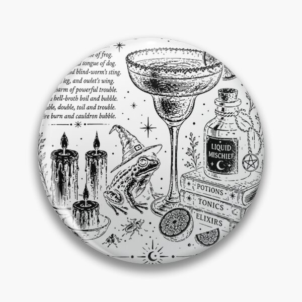 Item preview, Midnight Margaritas Witch Drinking Cocktail Funny Halloween designed and sold by Angryblu3.