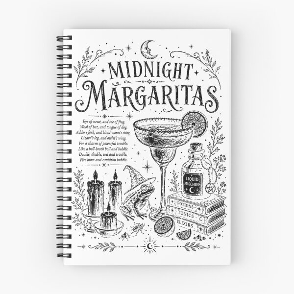 Item preview, Midnight Margaritas Witch Drinking Cocktail Funny Halloween designed and sold by Angryblu3.