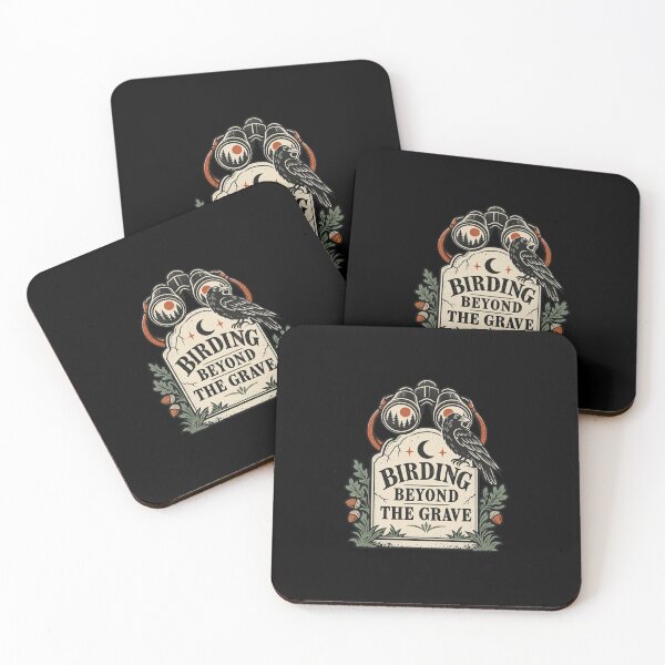 Item preview, Birding Beyond the Grave Raven Badge designed and sold by AMICO77.